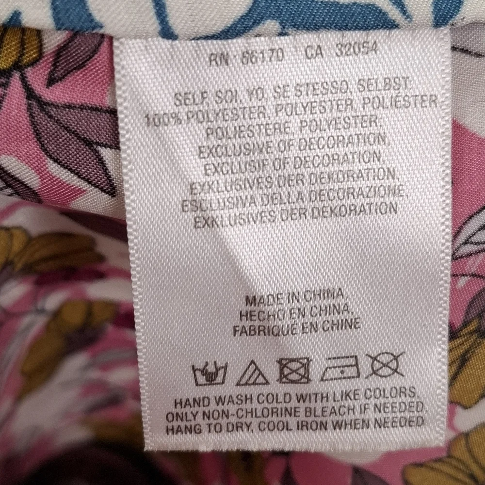 Anthropologie Daniel Rainn Corinne Beaded Sequin Mixed Blouse Peasant Top Large - Picture 8 of 9